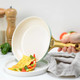 GreenPan Padova Reserve 20cm + 26cm Frying Pan Set Pastel Green product in use