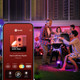 Philips Hue Ambiance Festavia Permanent Lichtslinger 18 meter product in gebruik