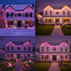 Philips Hue Ambiance Festavia Permanent Lichtslinger 18 meter product in gebruik