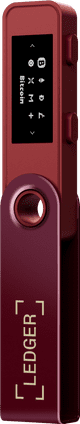 Ledger Nano S Plus Crimson Magenta voorkant