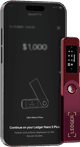 Ledger Nano S Plus Crimson Magenta voorkant