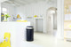 Brabantia Touch Bin 60 Liter Matt Black Fingerprint Proof + Vuilniszakken (120 stuks) product in gebruik