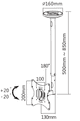 Neomounts FPMA-C060BLACK TV Ceiling Mount Black visual supplier