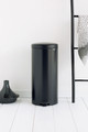 Brabantia NewIcon Pedal Trash Can 30L Matte Black product in use