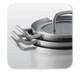 BK Q-linair Master Glass Cookware Set 4-piece detail