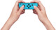 Nintendo Switch Joy-Con set Rood/Blauw product in gebruik