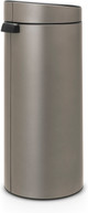 Brabantia Touch Bin 30L Platinum back