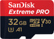 SanDisk MicroSDHC Extreme Pro 32GB 90MB/s Main Image