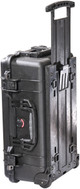 Peli 1510 Protector Case Zwart Trolley met plukschuim linkerkant