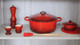 Le Creuset Signature Round Dutch Oven 26cm Cerise product in use