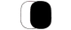 Falcon Eyes Background Board R-1482PU White / Black 148x200 cm front